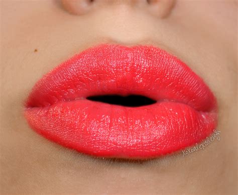 Bright Coral Lipstick 